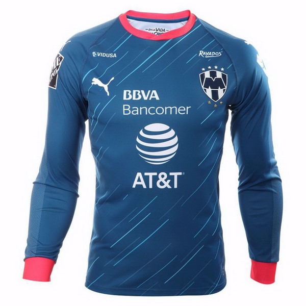 Camiseta Monterrey 2ª ML 2018-2019 Azul